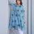 Women Printed Regular Pure Cotton Kurti with Trousers