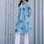 Women Printed Regular Pure Cotton Kurti with Trousers