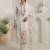 Women Floral Embroidered Regular Thread Work Kurta with Trousers & With Dupatta