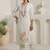 Women Floral Embroidered Regular Thread Work Kurta with Trousers & With Dupatta