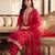 Women Ethnic Motifs Embroidered Regular Kurta with Trousers & With Dupatta