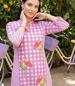 Women Printed Regular Pure Cotton Kurta with Trousers
