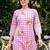 Women Printed Regular Pure Cotton Kurta with Trousers