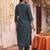 Women Ethnic Motifs Embroidered Regular Thread Work Kurta with Trousers