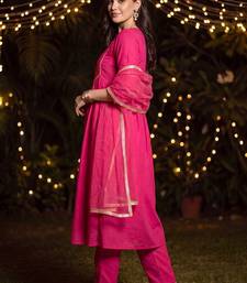 Women Regular Gotta Patti Kurta with Trousers & With Dupatta