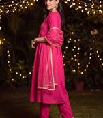 Women Regular Gotta Patti Kurta with Trousers & With Dupatta