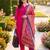 Women Ethnic Motifs Regular Kurta with Trousers & With Dupatta