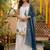 Embroidery French Crepe Fabric Straight Kurta Palazzo and Dupatta Set