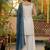 Embroidery French Crepe Fabric Straight Kurta Palazzo and Dupatta Set