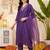 Women Ethnic Motifs Regular Kurta with Trousers & With Dupatta