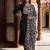 Women Floral Regular Thread Work Kurta with Trousers & With Dupatta
