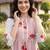Women Floral Printed Empire Pure Cotton Kurta with Trousers