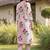 Women Floral Printed Empire Pure Cotton Kurta with Trousers