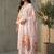 Women Floral Printed Regular Linen Kurta with Trousers & With Dupatta