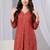 Women Floral Embroidered Regular Thread Work Kurta with Trousers