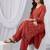Women Floral Embroidered Regular Thread Work Kurta with Trousers