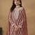 sophisticated dusty rose embroidered georgette sharara salwar suit