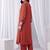 Women Floral Embroidered Regular Thread Work Kurta with Trousers