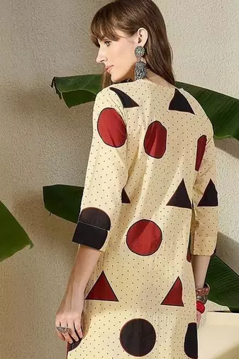 Women Printed Regular Pure Cotton Kurta with Trousers