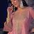 Embroidery Crepe Fabric Flared Kurta Pant Set