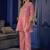Embroidery Crepe Fabric Flared Kurta Pant Set