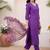 Women Floral Angrakha Kurta with Trousers & With Dupatta