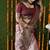 Maroon woven banarasi silk blend saree with blouse