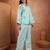 Women cotton embroidered tunic with palazzos
