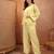 Women cotton embroidered tunic with palazzos