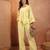 Women cotton embroidered tunic with palazzos