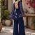 Thread Fendy Satin Fabric Straight Kurta Palazzo Set
