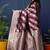 Maroon woven banarasi silk blend saree with blouse