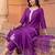 Women Ethnic Motifs Embroidered Regular Thread Work Liva Kurta with Trousers & With Dupatta