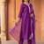 Women Ethnic Motifs Embroidered Regular Thread Work Liva Kurta with Trousers & With Dupatta