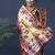 Maroon zari woven paithani silk blend saree with blouse
