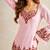 Thread Fendy Satin Fabric Straight Kurta Palazzo Set