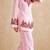 Thread Fendy Satin Fabric Straight Kurta Palazzo Set