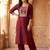 Women Ethnic Motifs Embroidered Regular Thread Work Liva Kurta with Trousers