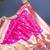 Rani pink zari woven paithani silk blend saree with blouse