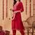 Women Ethnic Motifs Embroidered Regular Thread Work Kurta with Trousers