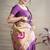 Magenta purple zari woven paithani silk blend saree with blouse