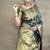 Deep teal green banarasi silk blend saree with golden zari work