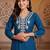 Women Ethnic Motifs Embroidered Regular Thread Work Kurta with Palazzos