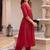 Women Ethnic Motifs Embroidered Empire Thread Work Liva Kurta with Trousers