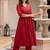 Women Ethnic Motifs Embroidered Empire Thread Work Liva Kurta with Trousers