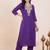 Women Ethnic Motifs Embroidered Regular Kurta with Trousers