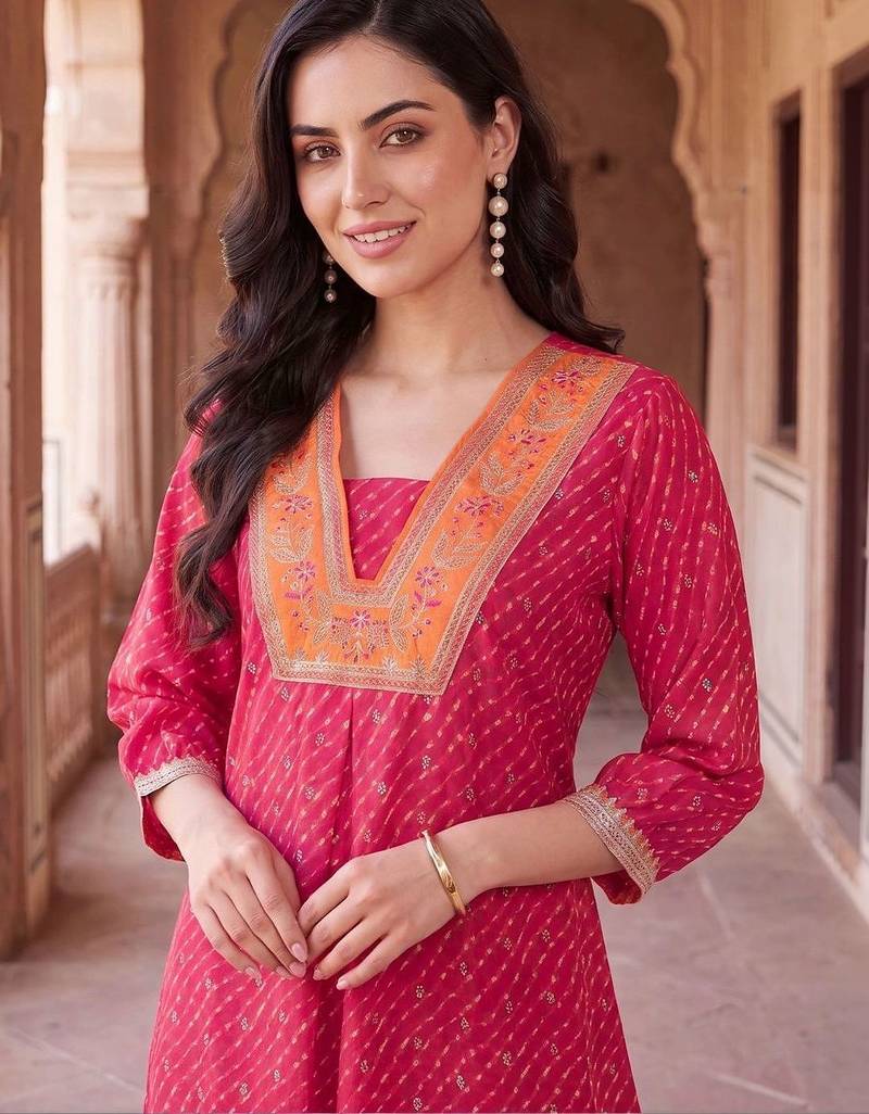 Women Ethnic Motifs Printed Regular Kurta with Trousers