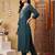 Women Ethnic Motifs Embroidered Regular Thread Work Kurta with Trousers