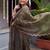 Women Ethnic Motifs Embroidered Regular Thread Work Liva Kurta with Trousers & With Dupatta