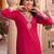 Women Ethnic Motifs Regular Liva Kurta with Trousers